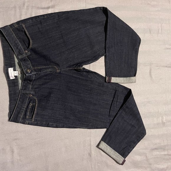 Liz Claiborne Boyfriend Dark Wash Jeans Size 12 - Picture 4 of 4